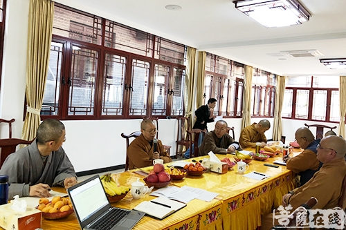 佛教-镇江市佛教协会举行2018年第一次会长办公会