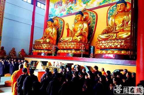 湘阴-湖南湘阴南泉寺举行2018春季禅修活动
