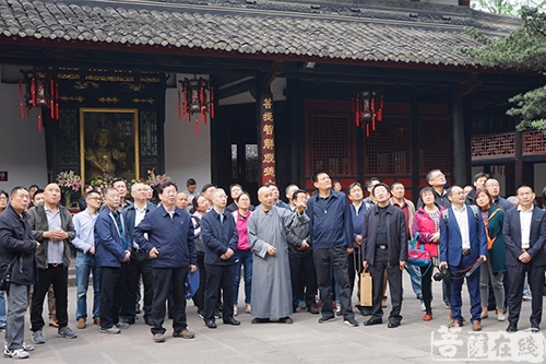 文殊院-北京市西城区领导一行参访成都文殊院