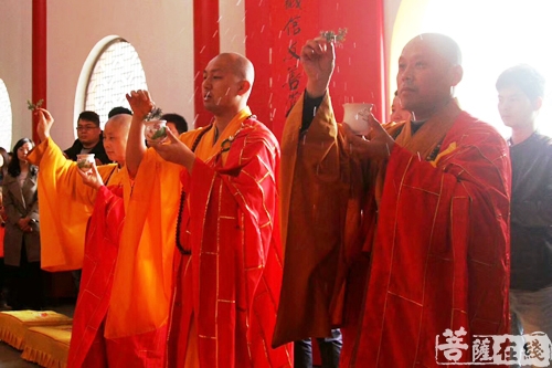 佛教-桐城市吕亭镇第二届禅茶文化交流会在谷林寺举行