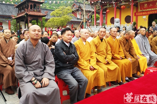 佛教-桐城市吕亭镇第二届禅茶文化交流会在谷林寺举行