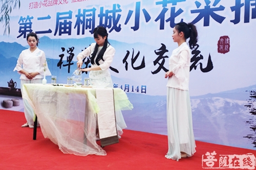 佛教-桐城市吕亭镇第二届禅茶文化交流会在谷林寺举行