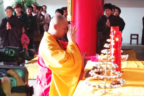 佛教-桐城市吕亭镇第二届禅茶文化交流会在谷林寺举行