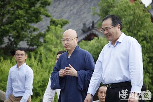 马旭明-湖北省政协副主席马旭明一行赴四祖寺调研