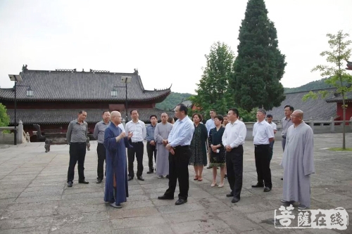 马旭明-湖北省政协副主席马旭明一行赴四祖寺调研