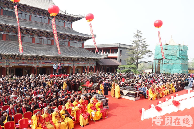 【高清图集】秦皇岛法云寺举行万佛楼千手观音圣像开光暨戒全长老月身