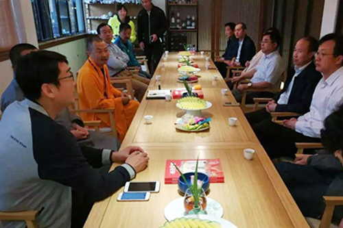 灵谷寺-江苏省各市宗教局长一行参访南京灵谷寺