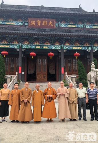 佛教-慧庆大和尚率安徽省佛协调研团赴铜陵调研寺院去商业化问题