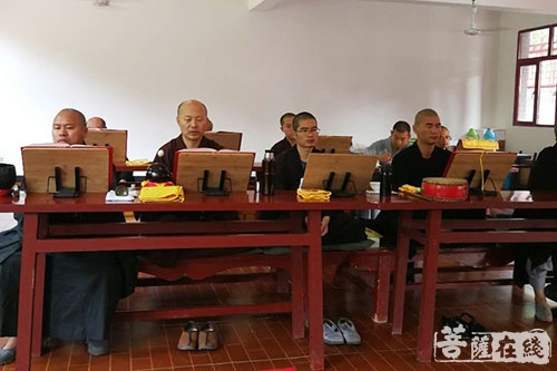 佛教-江西宜春奉新昙慧寺读诵楞严经法会圆满
