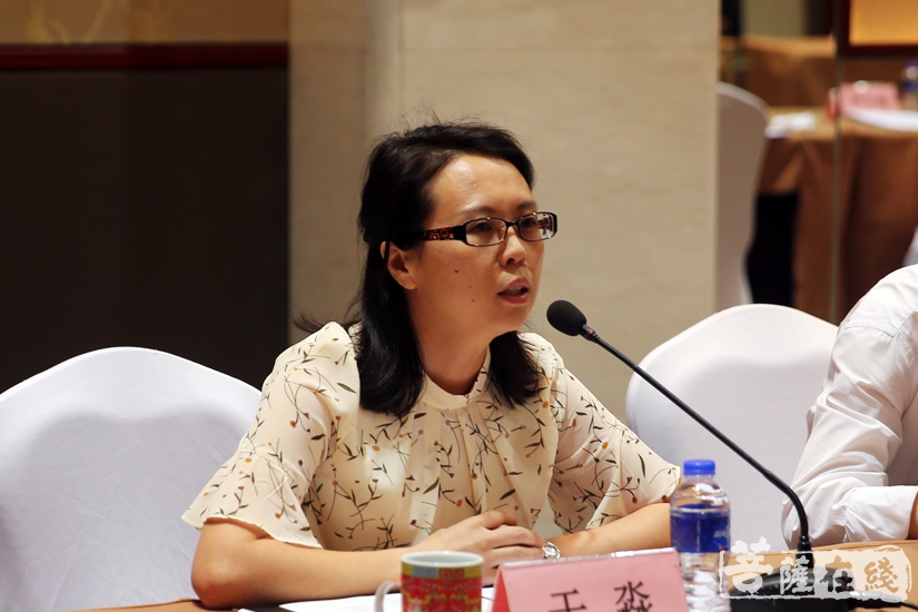 国家宗教局政法司法规处于淼致辞(图片来源:菩萨在线 摄影:妙雨)