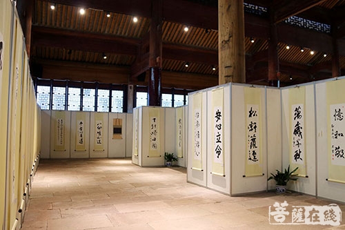 佛教-华枝春满 ——中日佛教书法作品展于宁波开幕