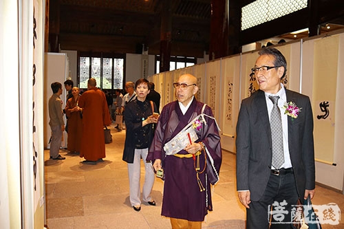佛教-华枝春满 ——中日佛教书法作品展于宁波开幕