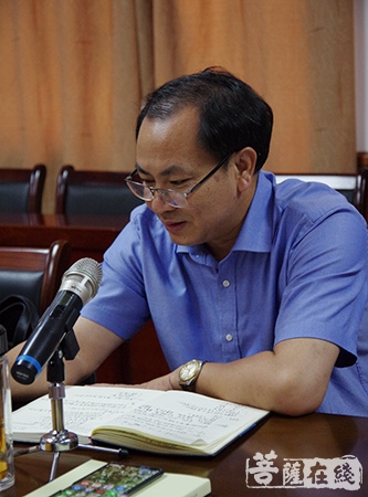 罗田-黄冈市政协宗教界委员座谈会于罗田清元禅寺召开