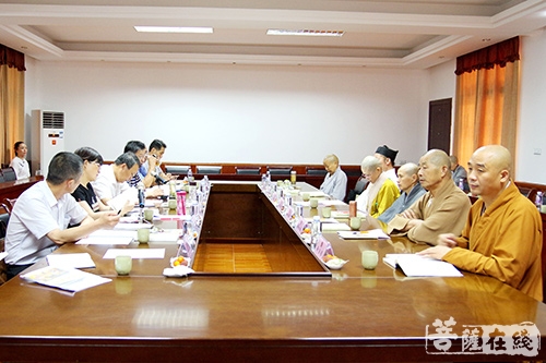 罗田-黄冈市政协宗教界委员座谈会于罗田清元禅寺召开