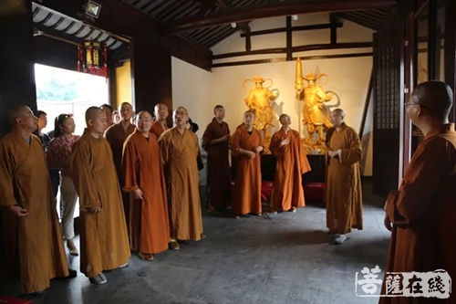 宁国-上海宁国禅寺开展“爱国爱教”参访学习活动