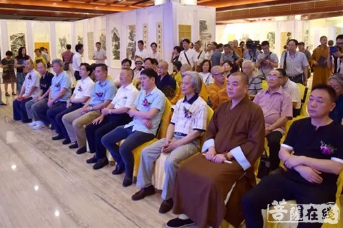 书画-绿水青山·梵音流香书画展于东吴国际珍藏馆开幕
