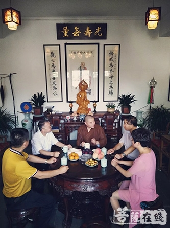 佛教-浙江省人大常委会原副主任刘力伟一行赴灵峰讲寺调研指导