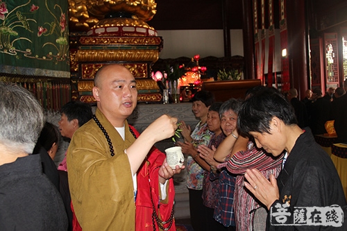 佛教-柯桥安康寺举行戊戌年四十九天撞钟法会暨地藏孝亲法会熏坛仪式