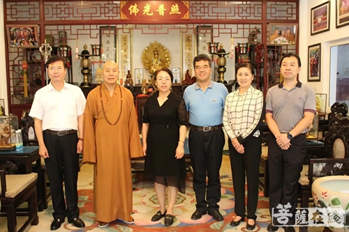 锦州-辽宁省民宗委党组书记张秀坤莅临锦州北普陀寺调研