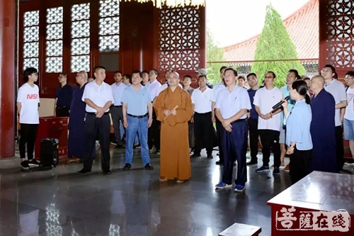 时政-国家宗教局宣传通联工作会议组莅临南山禅寺调研