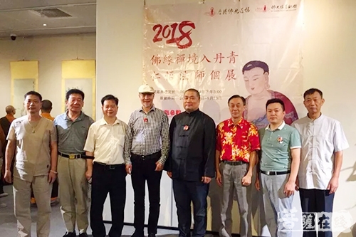 佛像-仁悟法师工笔佛像画展览在香港佛光缘美术馆开幕