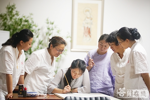 佛教-博山正觉寺佛造像绘画艺术初级班开班