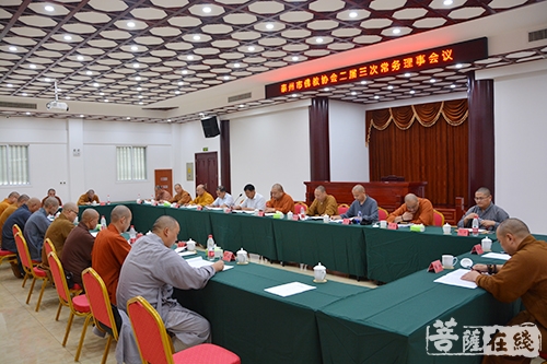佛教-泰州市佛教协会召开二届三次常务理事会议