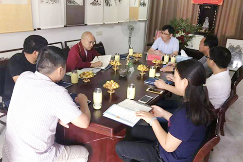 佛教-仙居县委常委、统战部部长罗丙照赴三井寺调研