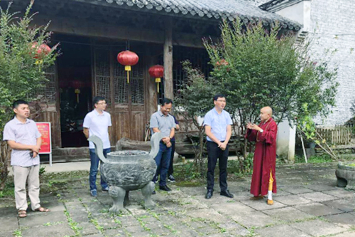 佛教-仙居县委常委、统战部部长罗丙照赴三井寺调研