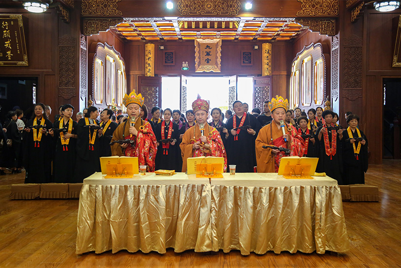 【高清图集】第十届地藏水陆法会圆满送圣 回向一切有情众生