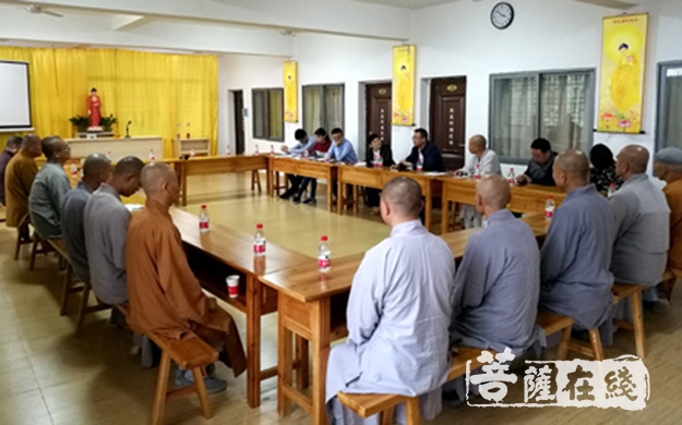 沉香-永州市民宗委蒋季红一行走访沉香寺