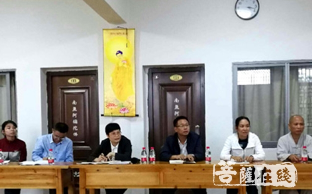 沉香-永州市民宗委蒋季红一行走访沉香寺