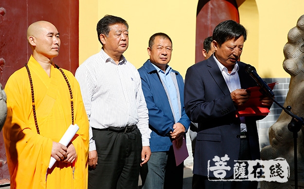 佛教-济南市佛教界举行迎国庆暨“四进”佛教活动场所启动仪式