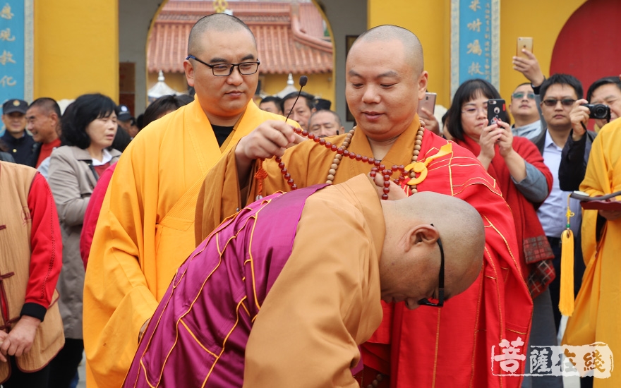 【高清图集】九华开山寺正觉宝塔开光 妙庆法师荣膺方丈