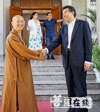 佛教-全国政协委员崇化大和尚受邀赴印度参访