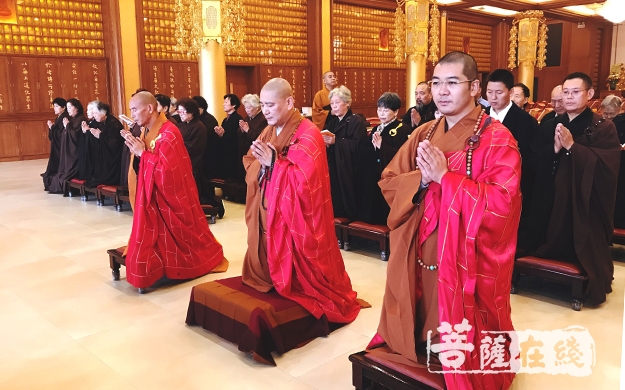 湖州寿圣寺举行圆成长老圆寂十三周年纪念法会