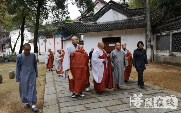 韓國曹溪宗千華禪林圓覺法師引眾參訪祖庭五祖寺