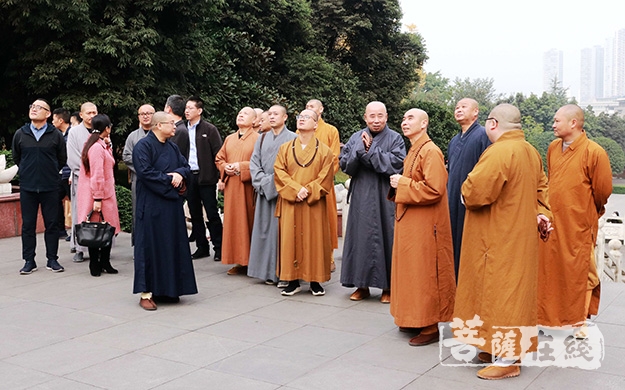 佛教-宁波市佛教考察团到重庆华岩寺参访