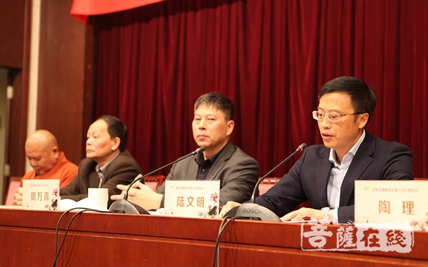 佛教-常熟市佛教协会召开第六次代表会议 慧云大和尚当选会长