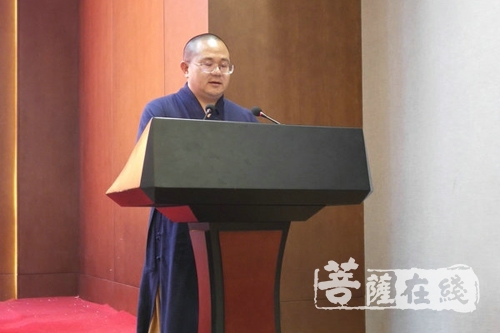 佛教-怀化市佛教协会召开第五次代表会议 登宁法师连任会长