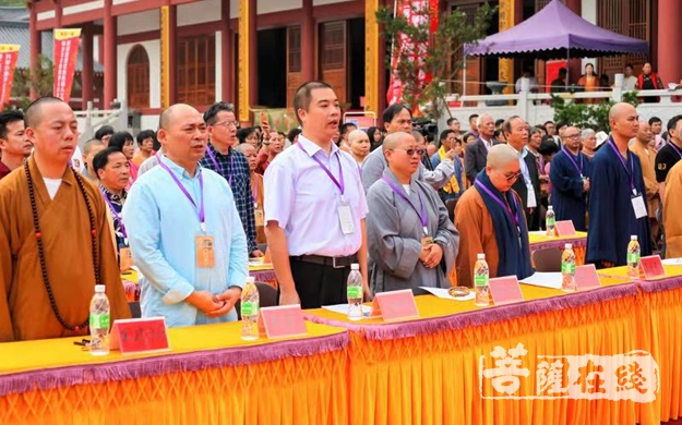 文化-广东新会大圣寺第二届圣贤文化节开幕