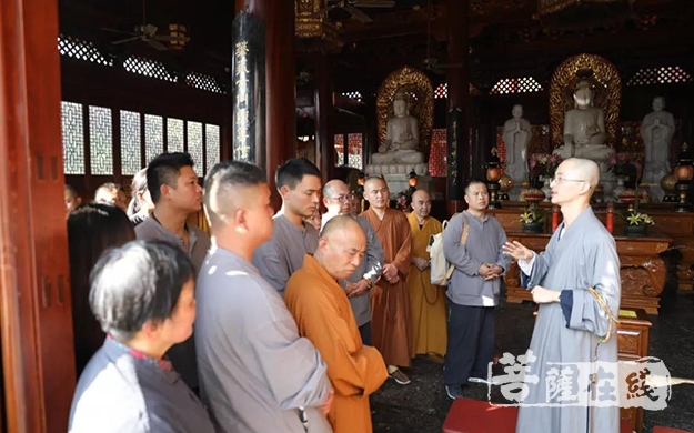 佛教-径山万寿禅寺佛教文化参学团一行参访厦门鸿山寺