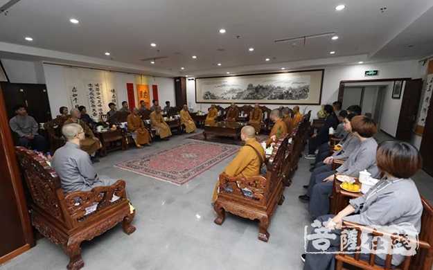 佛教-径山万寿禅寺佛教文化参学团一行参访厦门鸿山寺