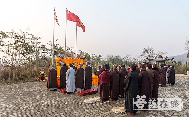 合肥大宝佛寺举行华严法会斋天祈福法会