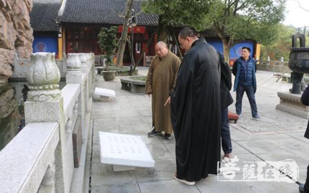 穹窿山-苏州市吴中区人大调研穹窿山宁邦寺