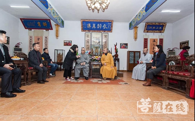 韓國佛教彌勒禪宗法賢法師一行參訪巢湖鼓山寺