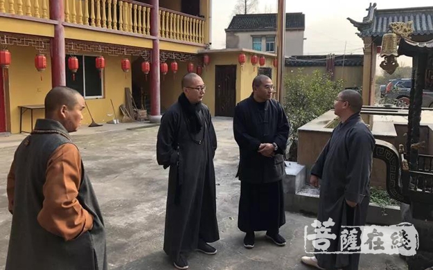 佛教-湖州市南浔区佛教协会会长惟学法师一行走访各寺院调研