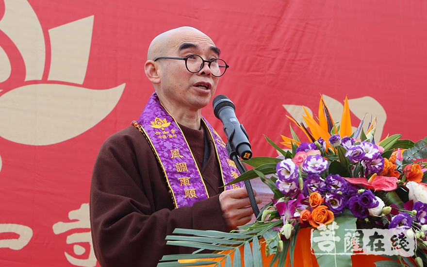 诚信法师希望六和寺在抓好基础设施建设的同时,要注重寺院道风建设和