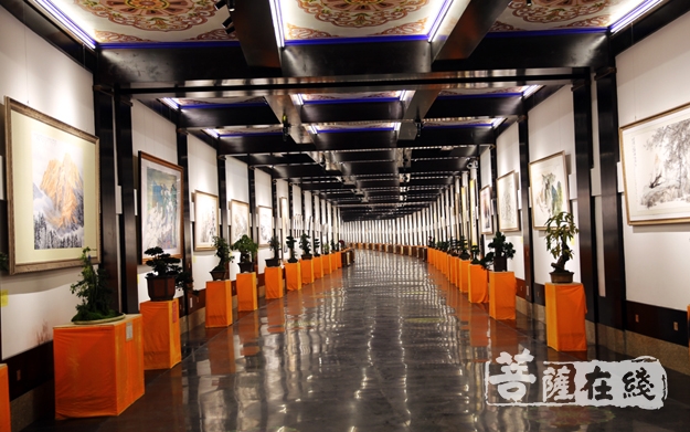 佛教-峨眉山文化艺术长廊首届开展   总面积约2万平米