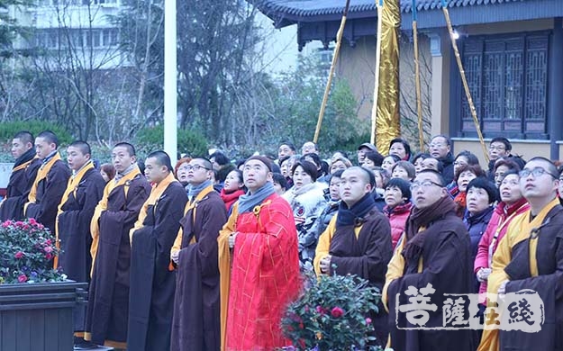 宁国-上海宁国禅寺举行新年升国旗暨2019年安全目标责任书签约仪